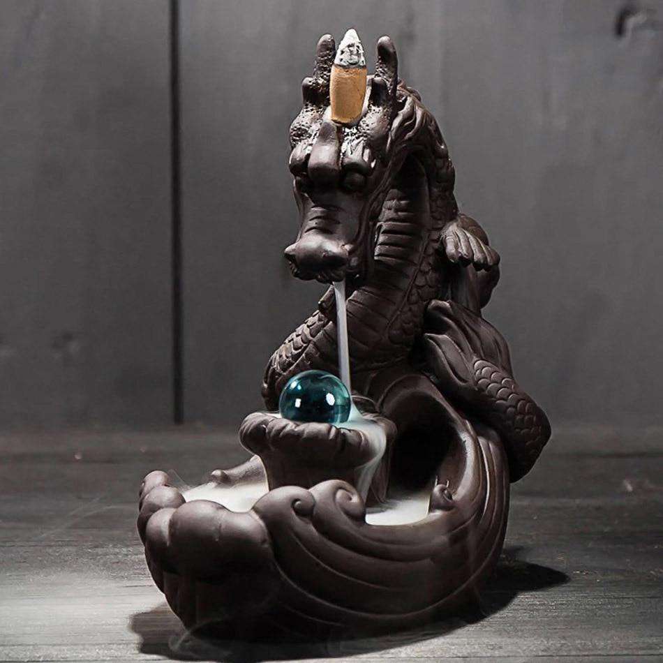 High Quality Ceramic Dragon incense burner