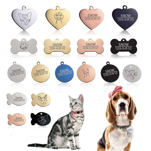 ID Necklace tag for dogs & cats